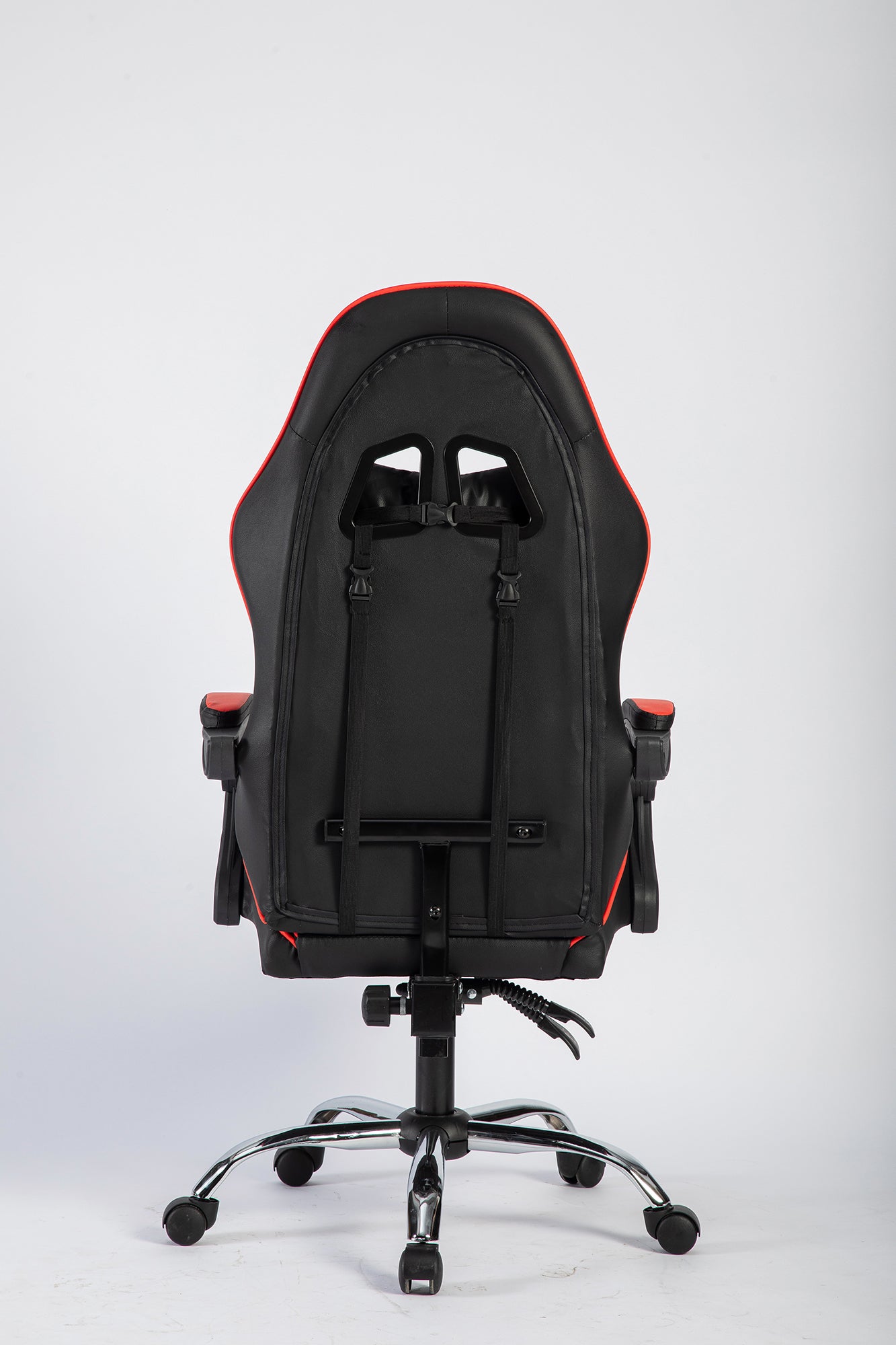 SMAK Silla Gamer Rom Sin Apoya Pies Negro con Rojo