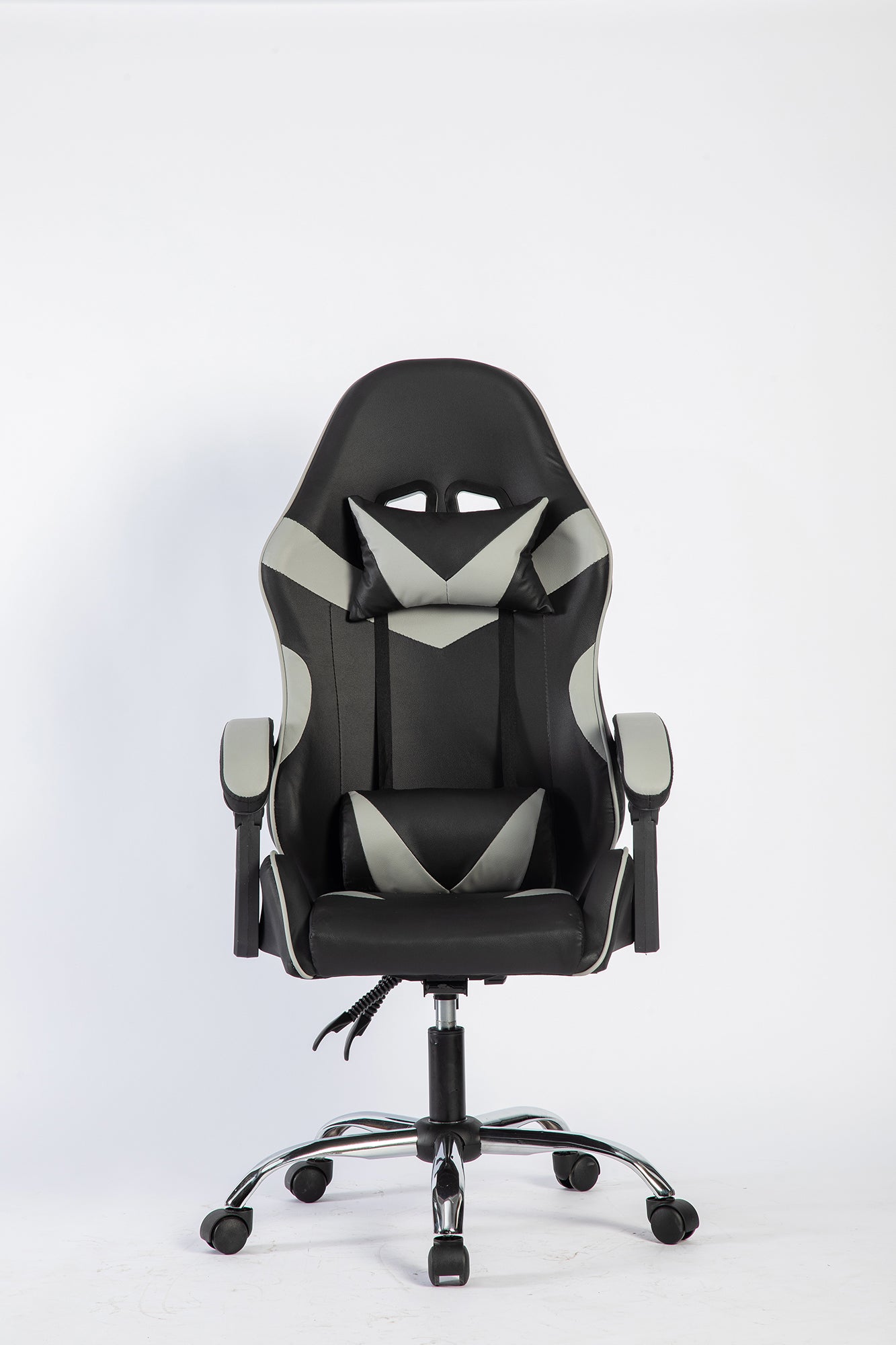 SMAK Silla Gamer Rom Sin Apoya Pies Negro con Gris