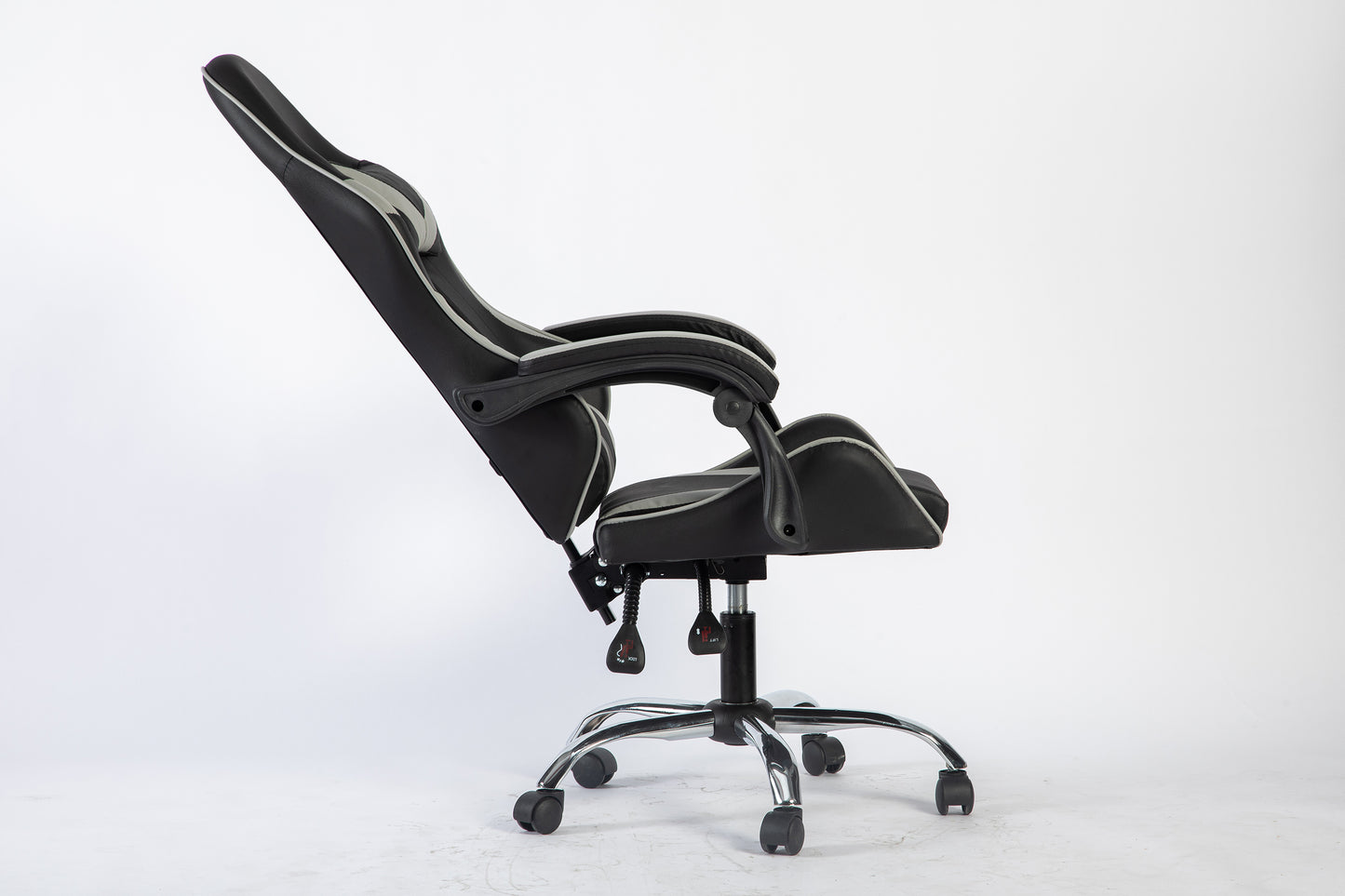 SMAK Silla Gamer Rom Sin Apoya Pies Negro con Gris