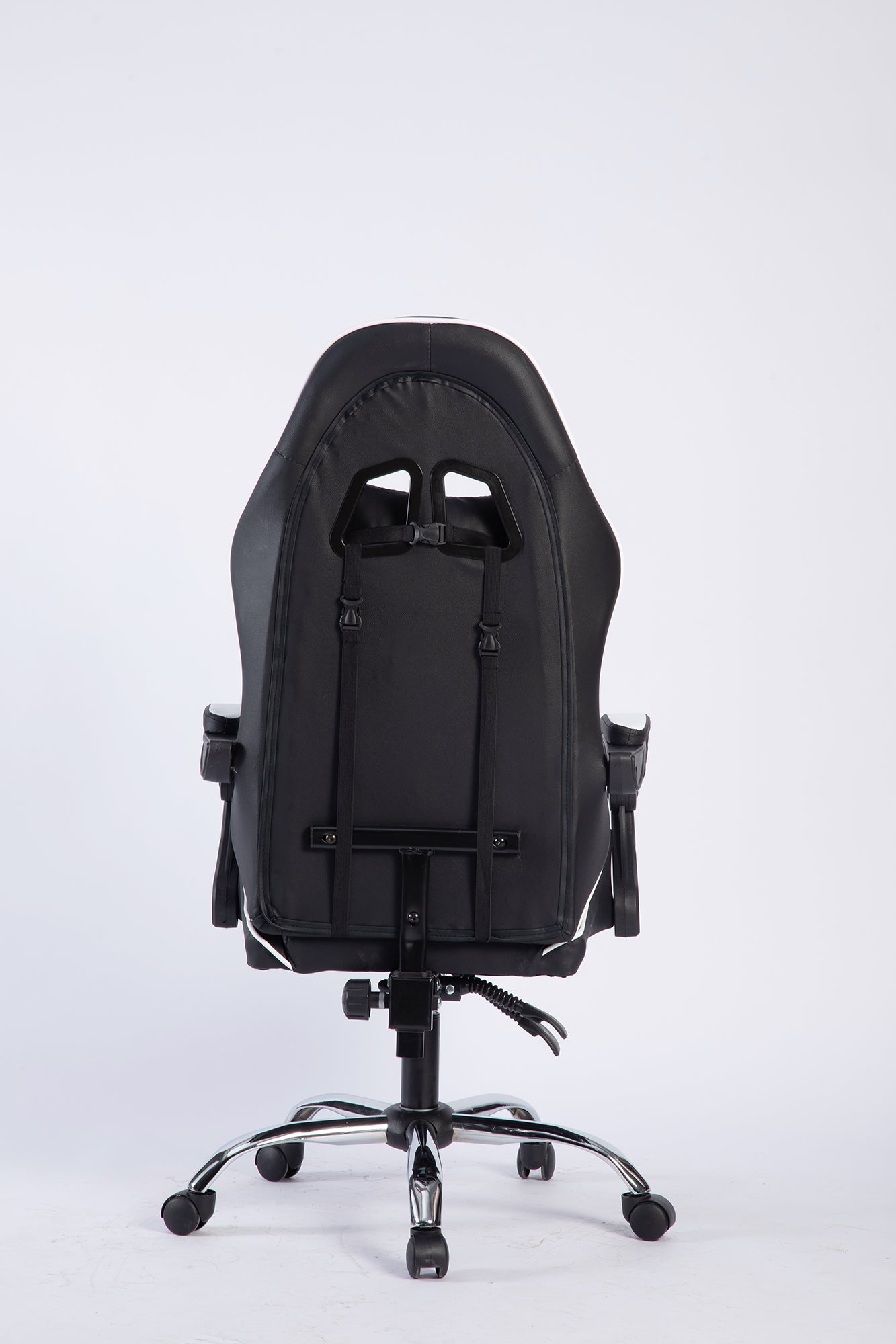 SMAK Silla Gamer Rom Sin Apoya Pies Negro con Blanco