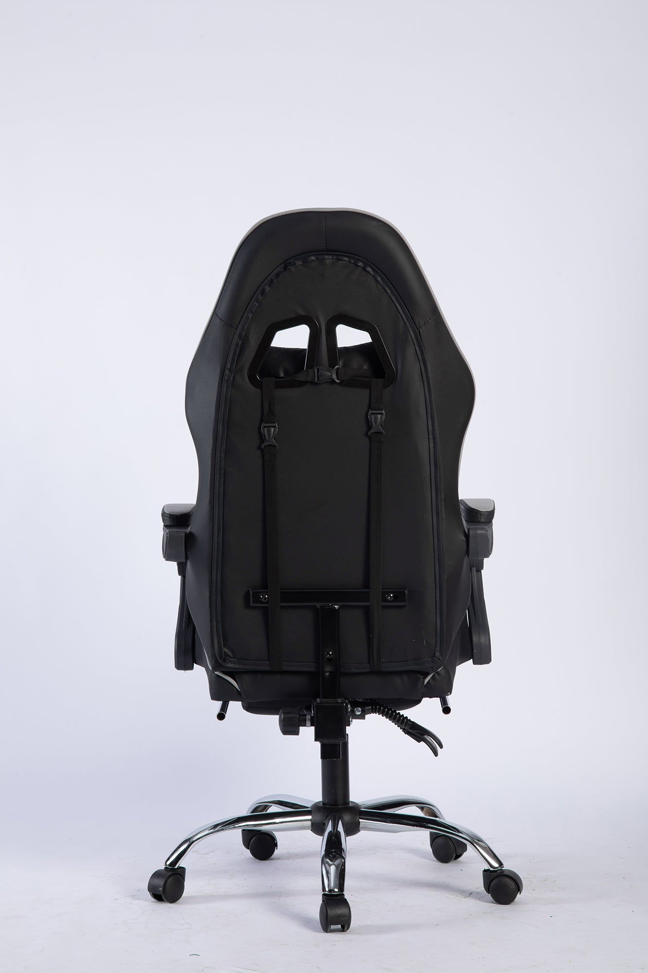SMAK Silla Gamer Rom Con Apoya Pies Negro con Gris