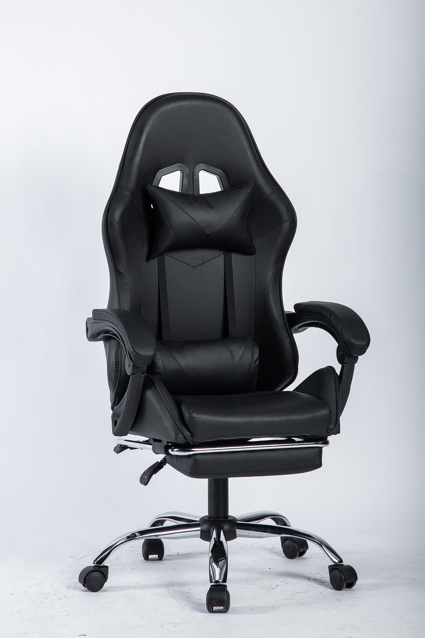 SMAK Silla Gamer Rom con Apoya Pies Negro