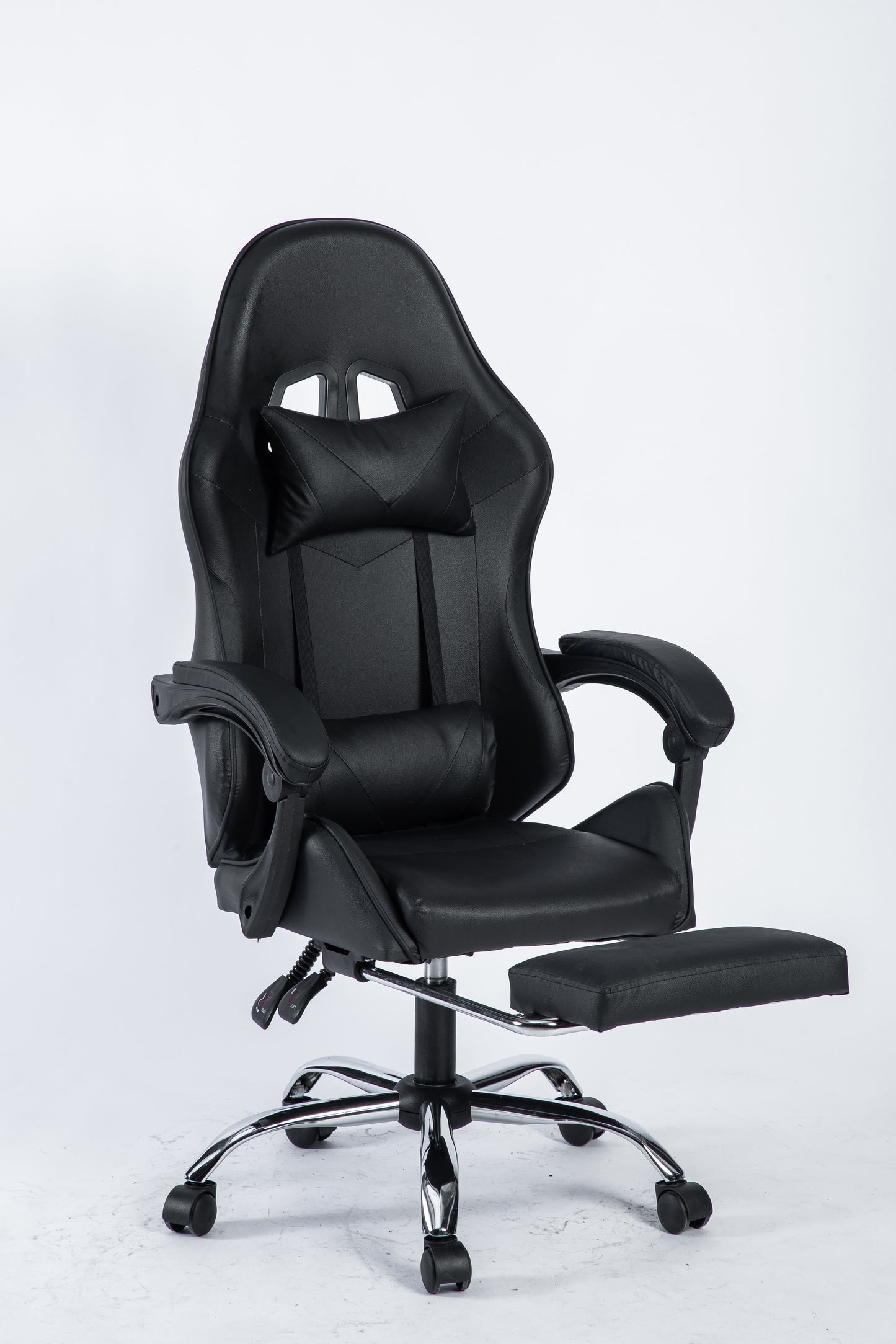 SMAK Silla Gamer Rom con Apoya Pies Negro