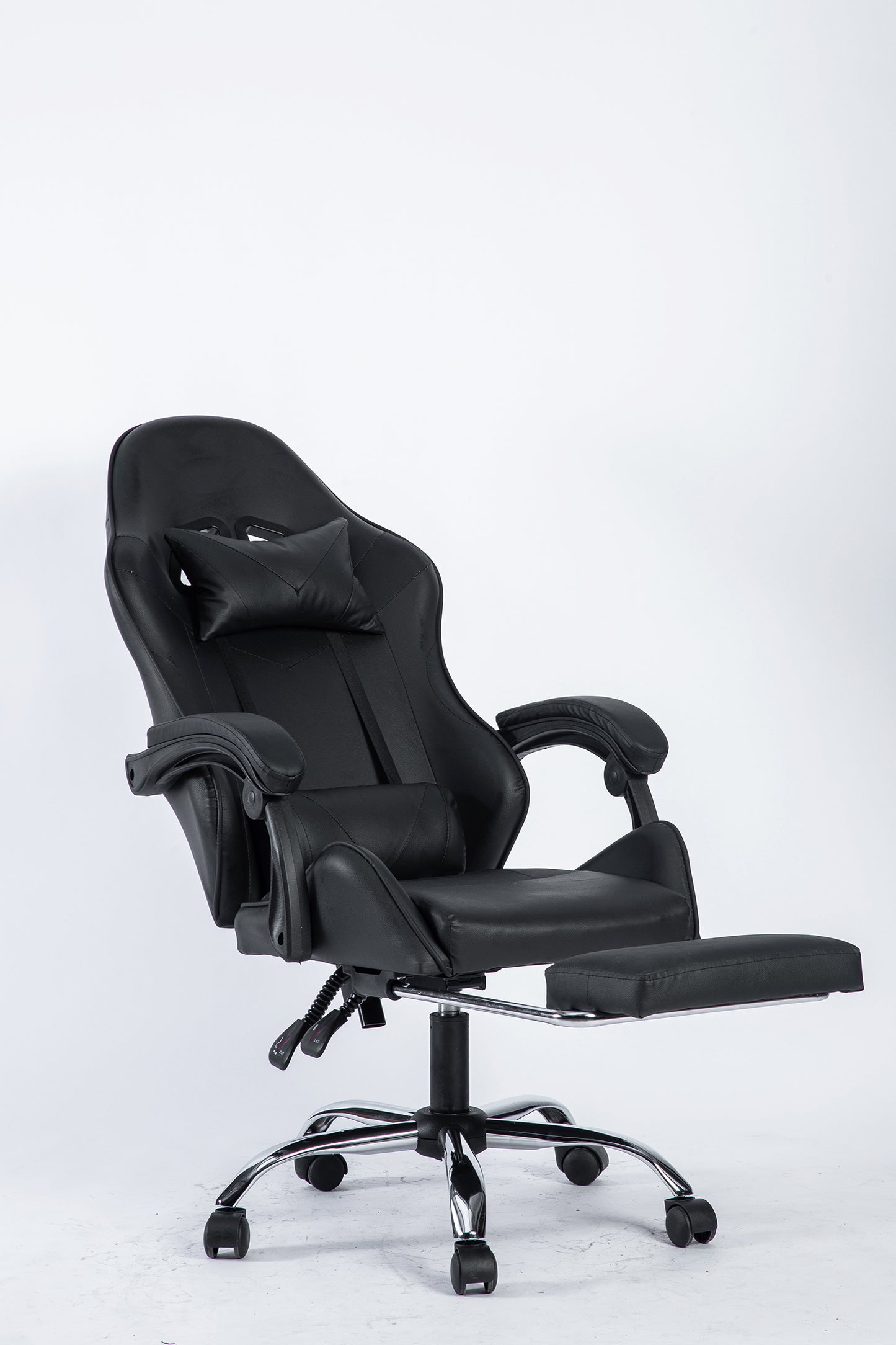 SMAK Silla Gamer Rom con Apoya Pies Negro