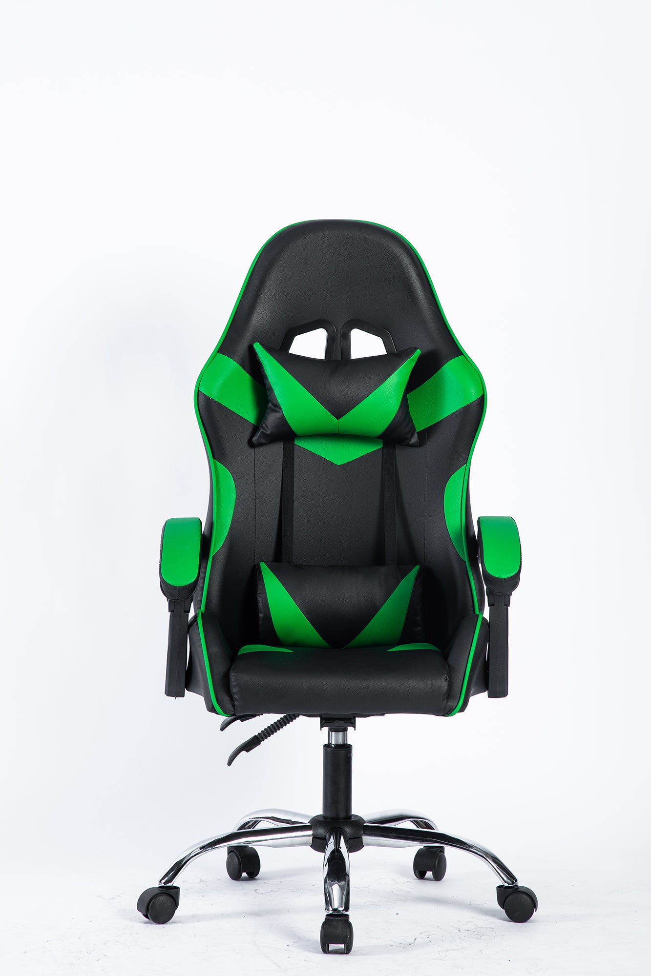 SMAK Silla Gamer Rom Sin Apoya Pies Negro con Verde