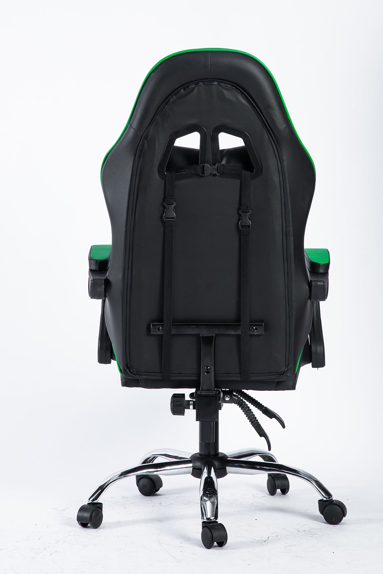 SMAK Silla Gamer Rom Sin Apoya Pies Negro con Verde