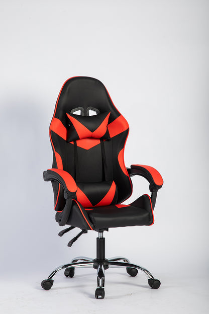 SMAK Silla Gamer Rom Sin Apoya Pies Negro con Rojo