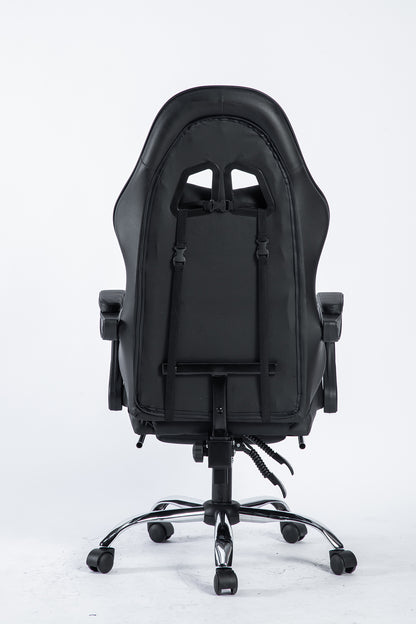 SMAK Silla Gamer Rom con Apoya Pies Negro