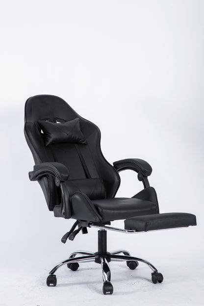 SMAK Silla Gamer Rom con Apoya Pies Negro
