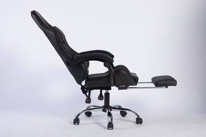 SMAK Silla Gamer Rom con Apoya Pies Negro