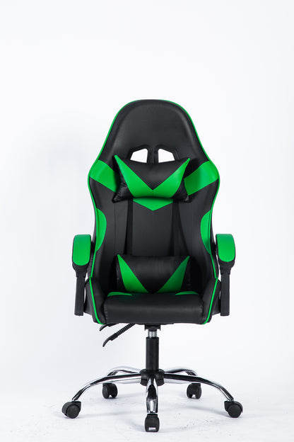SMAK Silla Gamer Rom Sin Apoya Pies Negro con Verde
