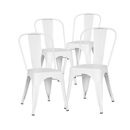 SMAK Set Silla Tolix Blanco - 4 Piezas