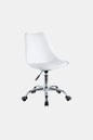 SMAK Silla eames con rueditas Blanco